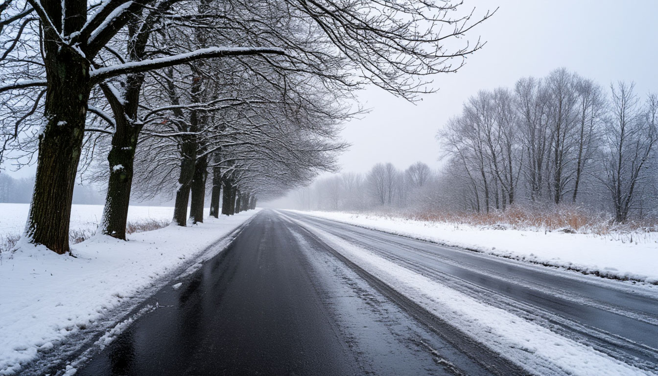 В Ярославской области объявлен желтый уровень опасности из-за гололедицы и ветра