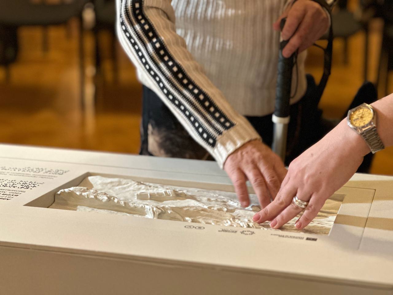 Тактильные модели четырех картин представлены в Ярославском художественном музее