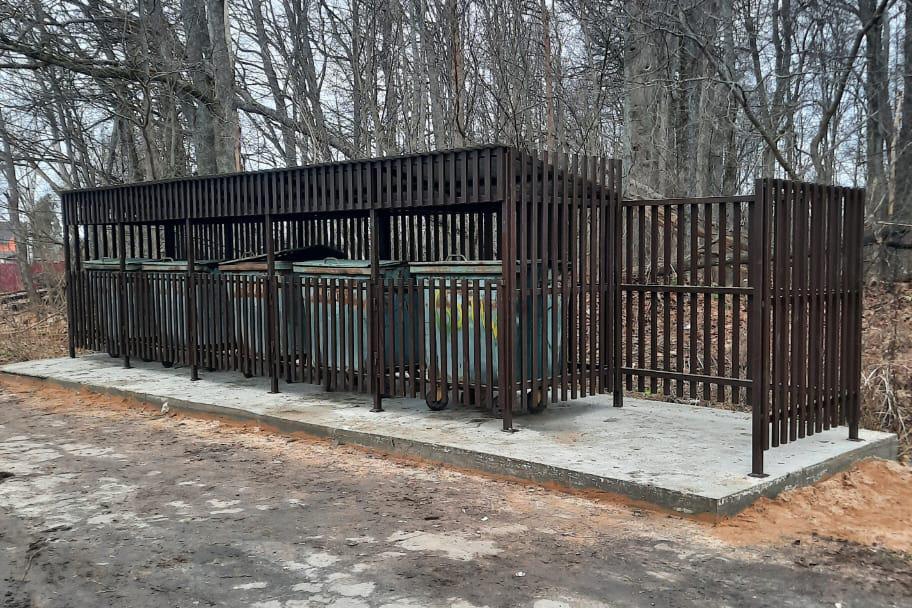 В центре трудовой адаптации осужденных в Ярославской области изготовили контейнерные площадки