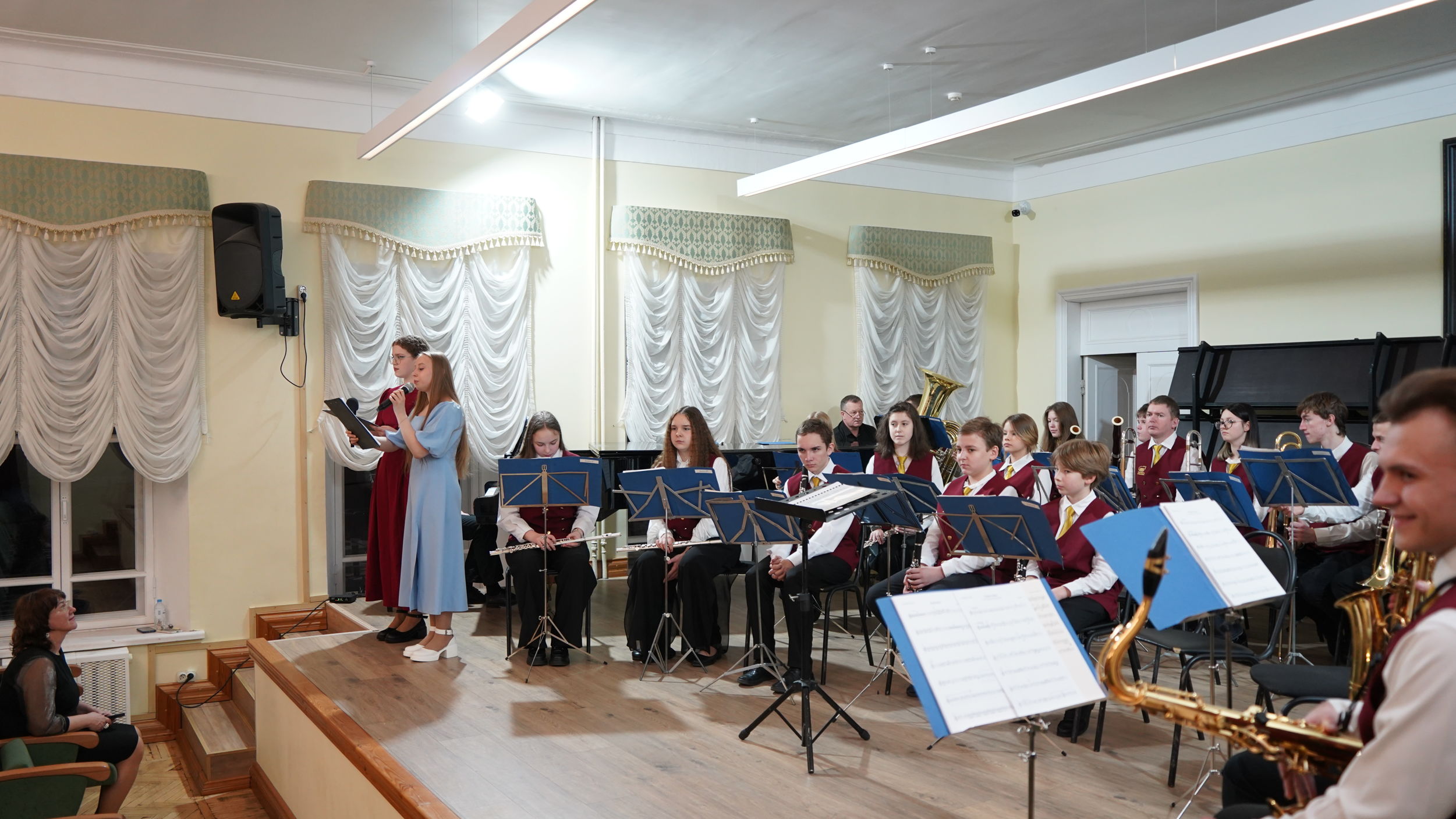 Сводный детско-юношеский духовой оркестр дал Новогодний концерт в Ярославле