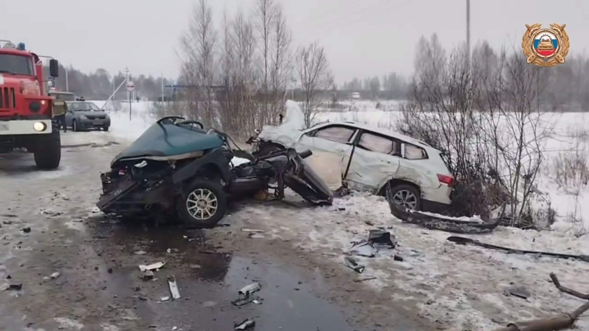 В Ярославской области в ДТП погиб человек, пятеро пострадали