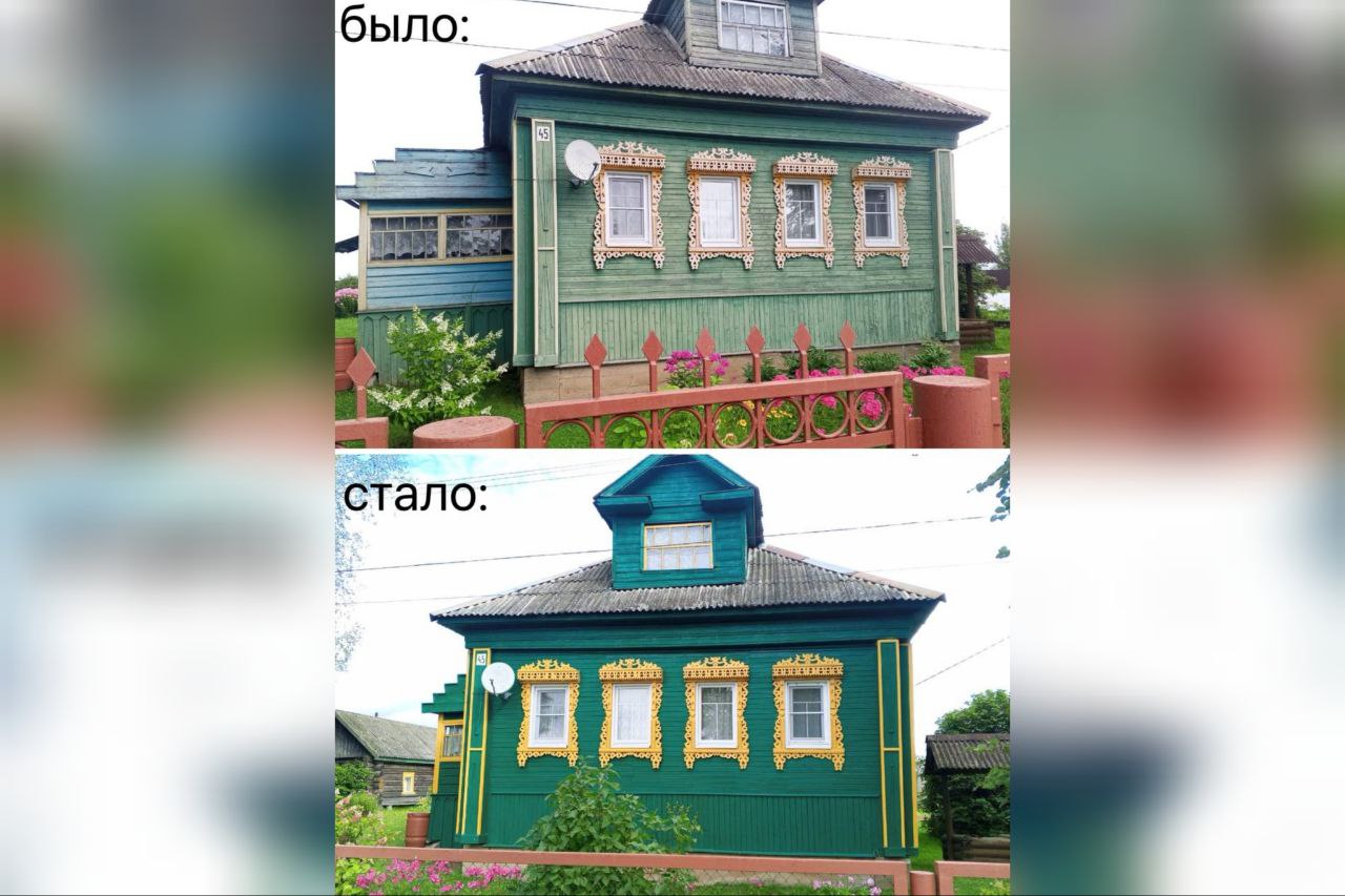 В Ярославской области увеличили выплату за покраску частного дома