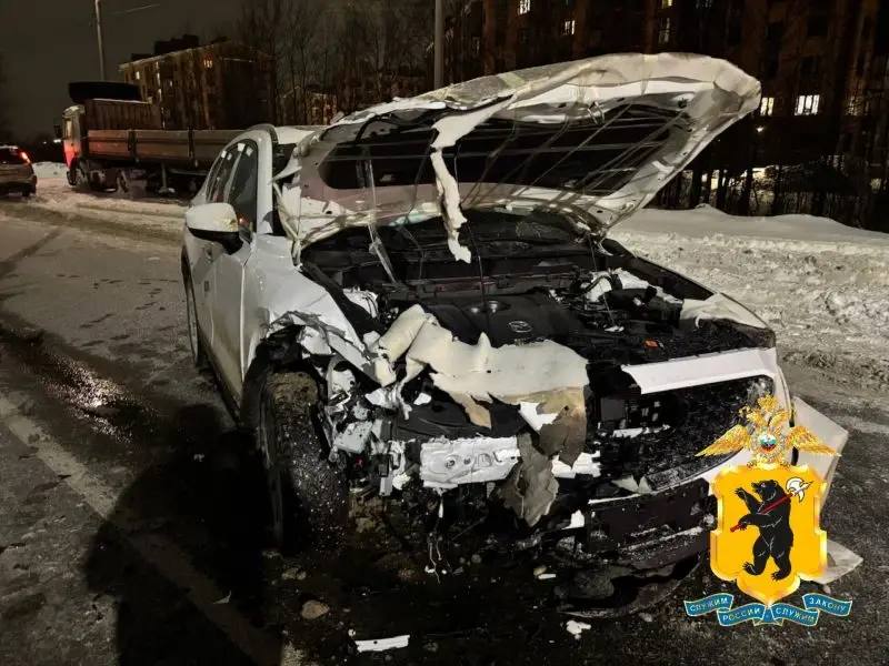 В ДТП на окружной дороге под Ярославле пострадали два человека