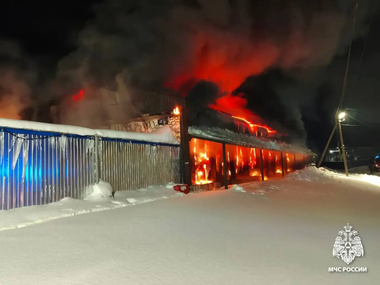 Спасатели назвали причину пожара на птицефабрике в Ярославской области