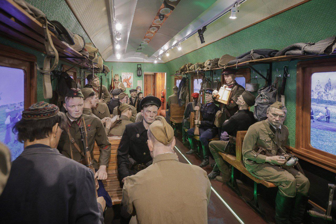 ​«Поезд Победы» сделал трехдневную остановку в Ярославле