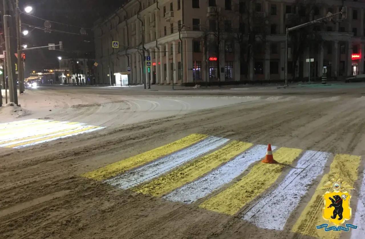 В результате ДТП в Ярославле за сутки пострадали два пешехода