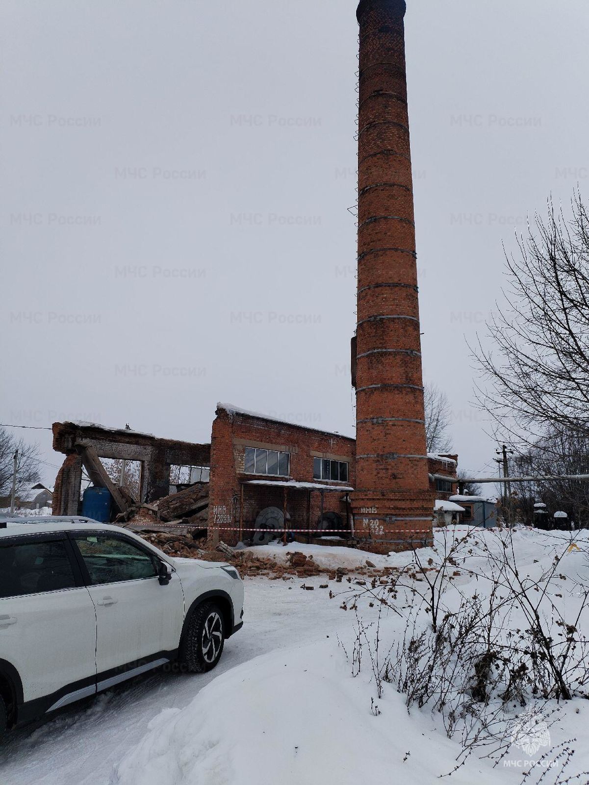 В селе Ярославской области обрушилась кровля котельной