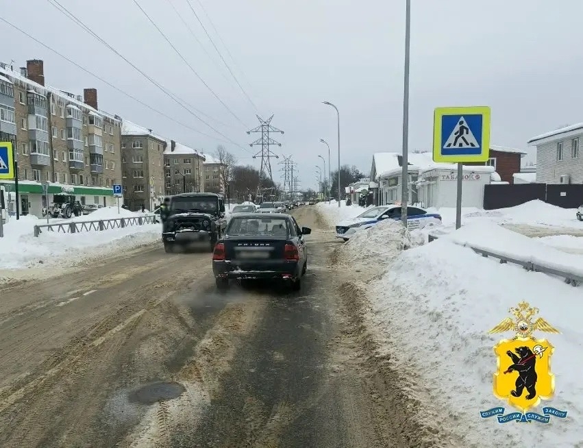 В Рыбинске за сутки в ДТП пострадали два юных пешехода
