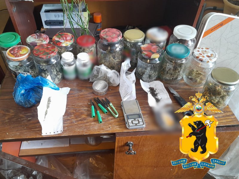 У жителя Рыбинска дома изъяли более 143 граммов марихуаны