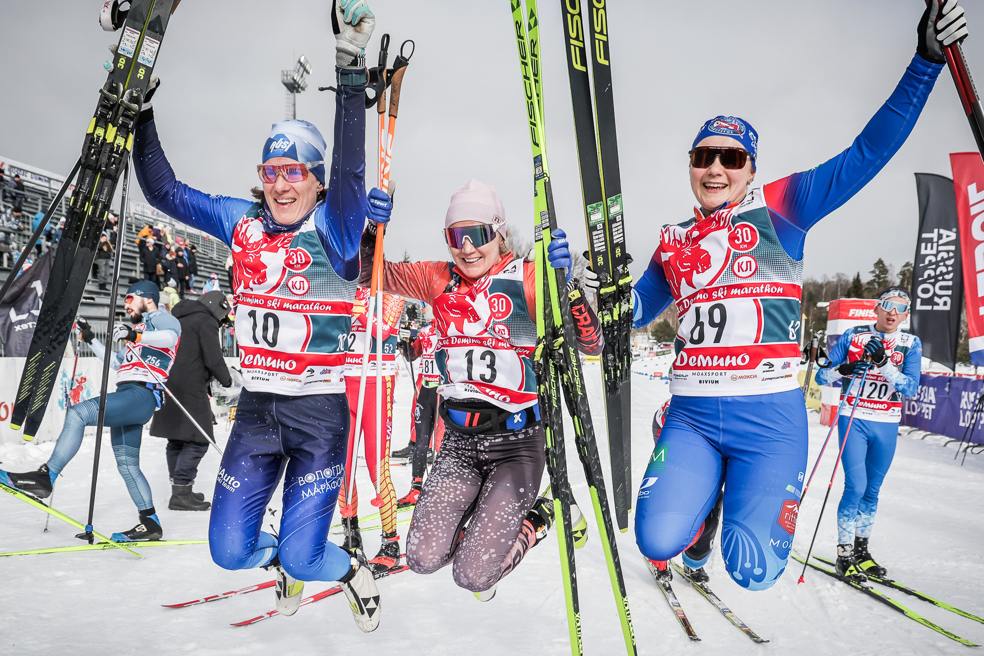 Около 20 тысяч участников и гостей собрал XIX Деминский лыжный марафон