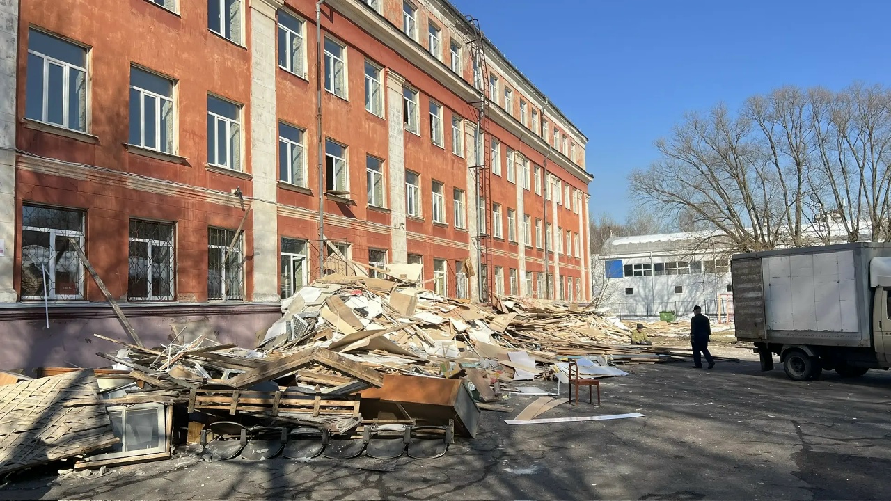 В Ярославле начался капремонт школы № 8 в Красноперекопском районе