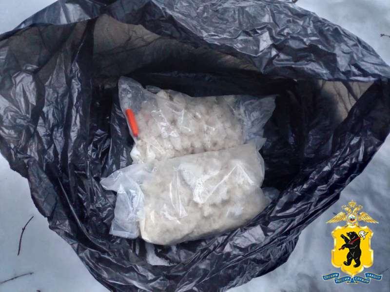 В Ярославской области задержали закладчицу из Петербурга с 8 килограммами мефедрона