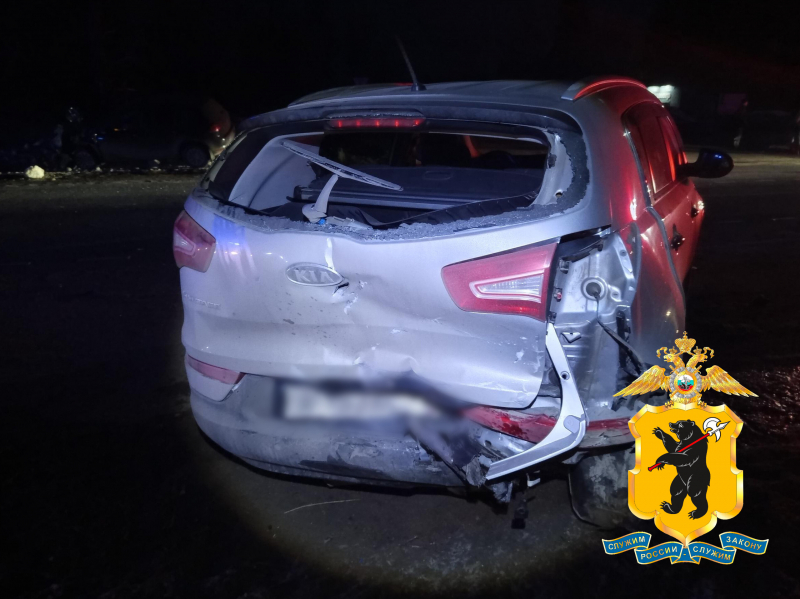 В ДТП в Ярославской области пострадал мужчина и ребенок