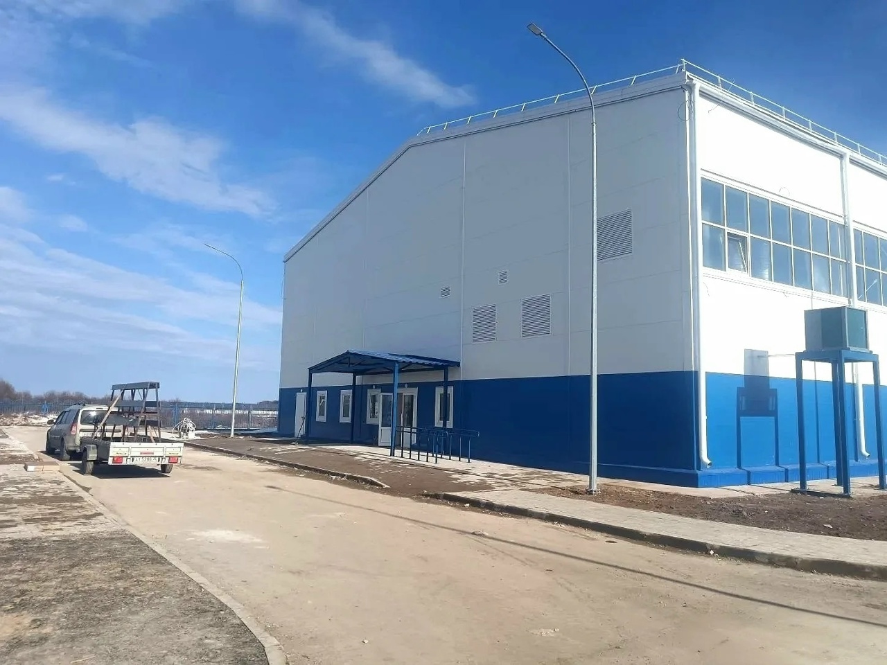 Завершено строительство нового физкультурно-оздоровительного комплекса в Любиме