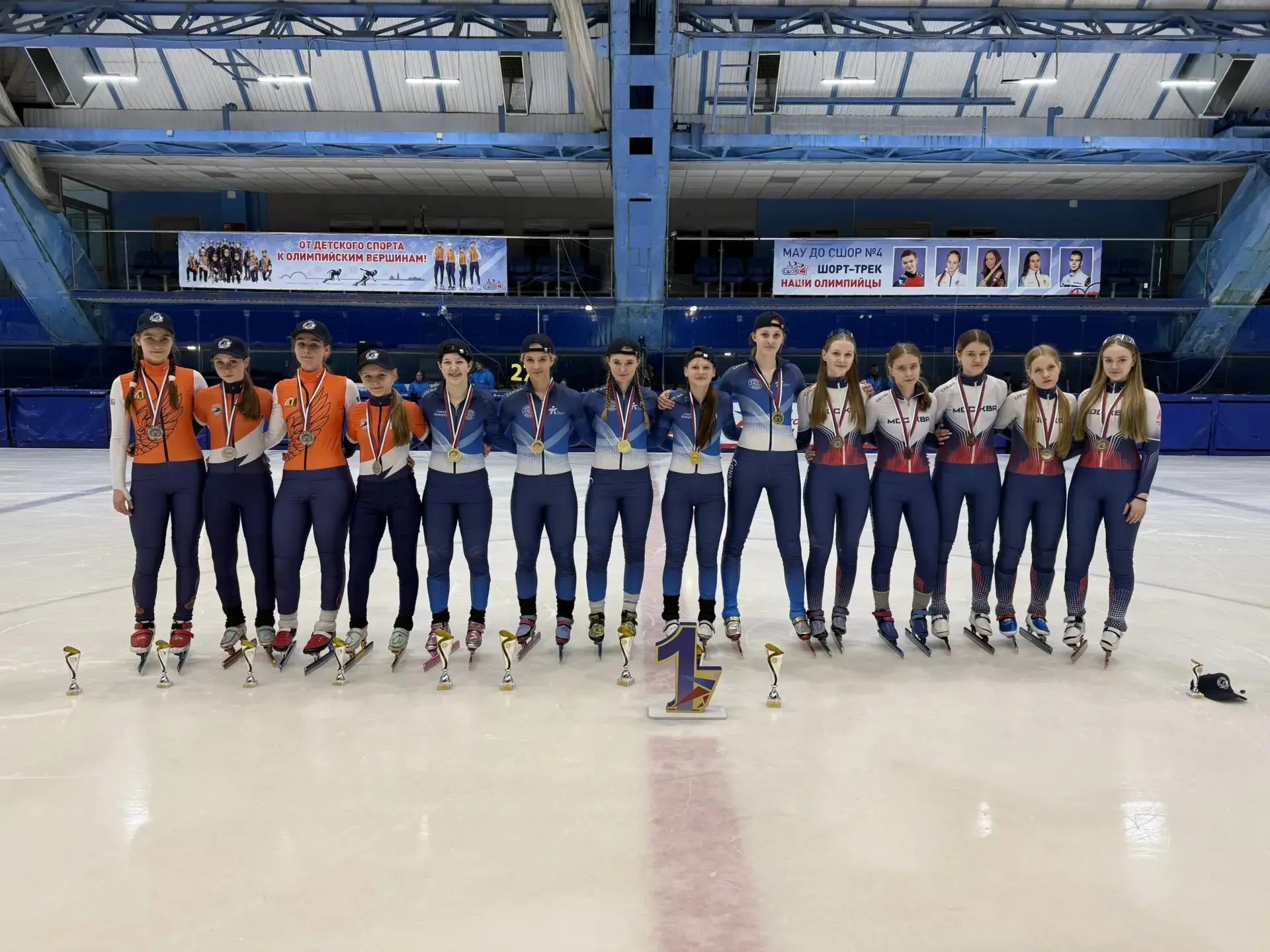 ​Всероссийские соревнования по конькобежному спорту прошли в Рыбинске