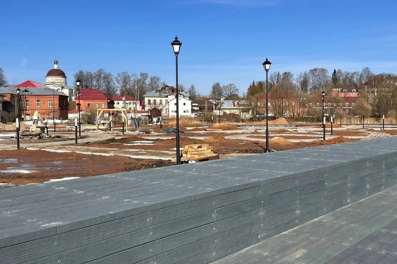 Благоустройство территории вокруг пруда в Мышкине продолжат в этом году