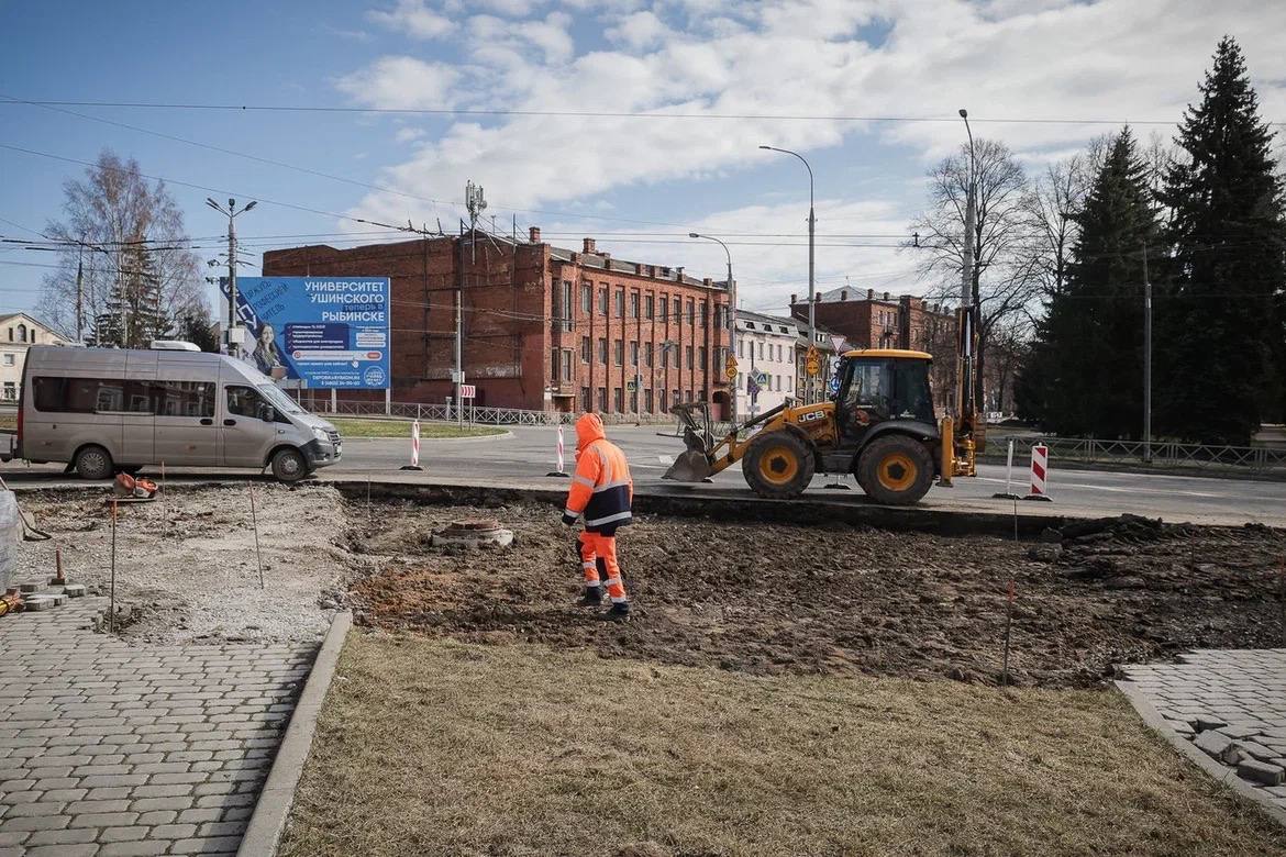 В Рыбинске перекрыли исторический центр для благоустройства