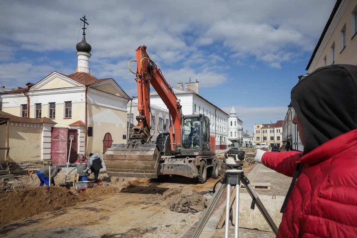 В Рыбинске перекрыли исторический центр для благоустройства
