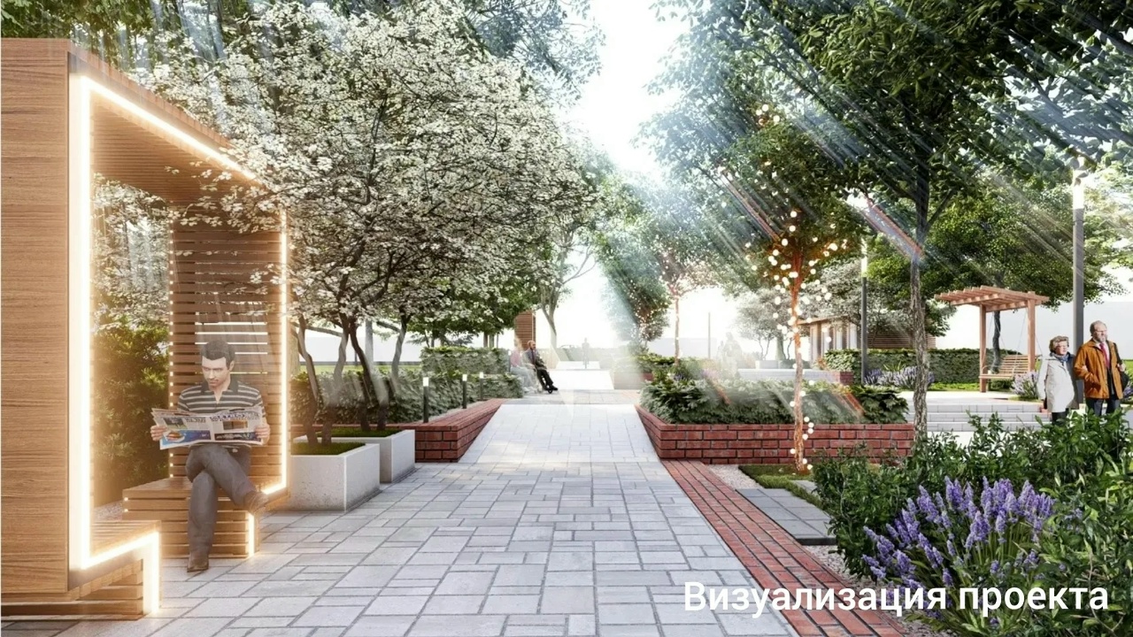 Детский парк в Данилове благоустраивают по нацпроекту