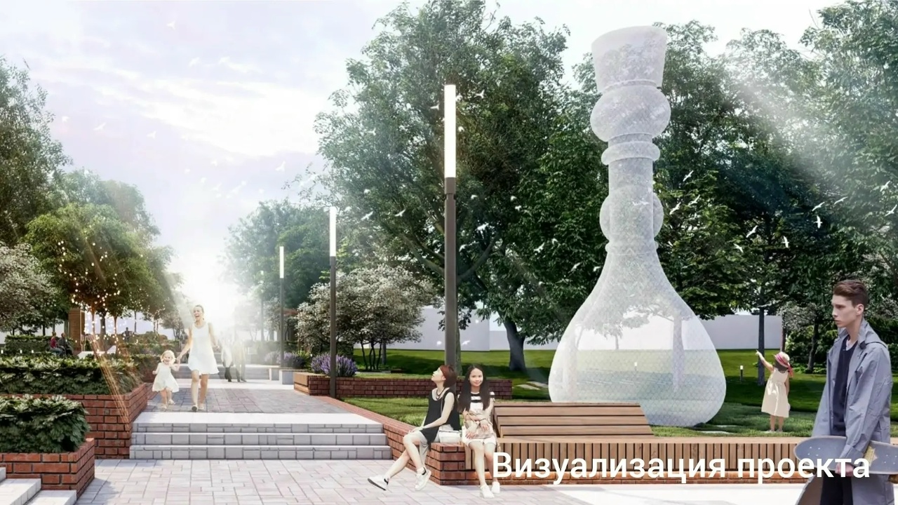 Детский парк в Данилове благоустраивают по нацпроекту