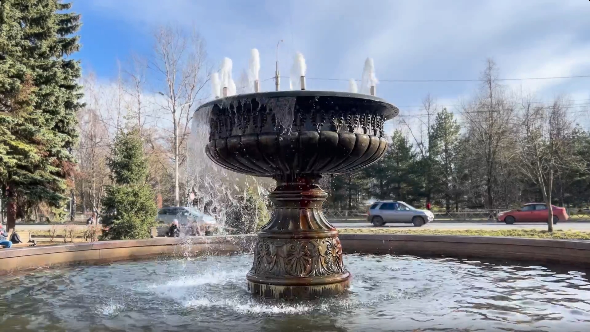В Рыбинске начался сезон фонтанов