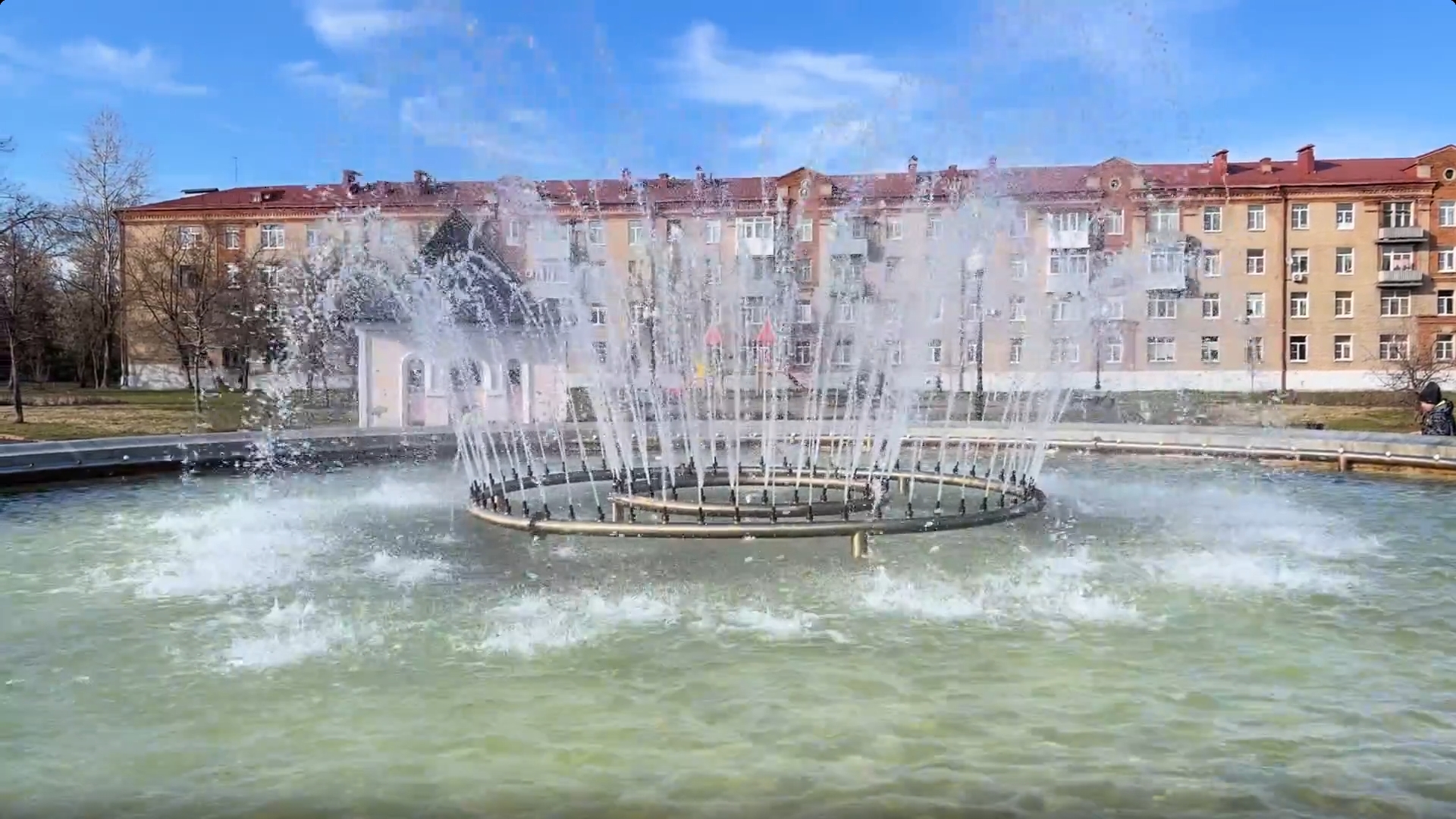 В Рыбинске начался сезон фонтанов