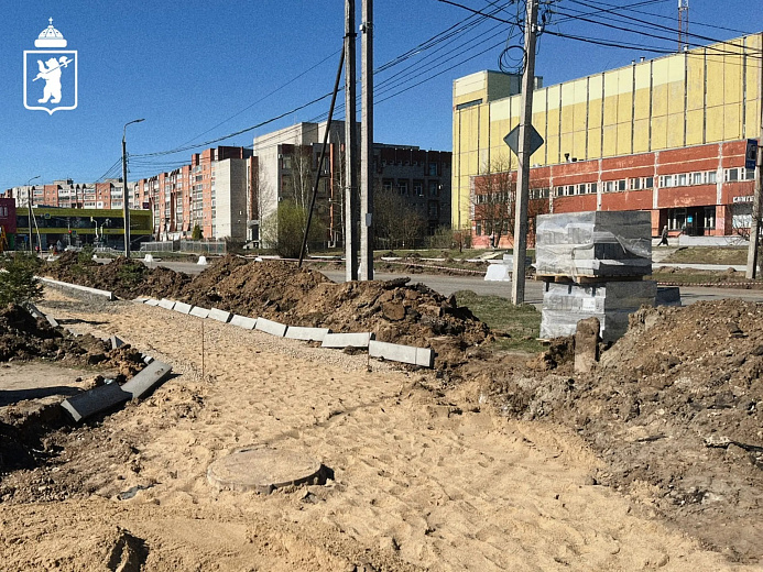 В Ярославле создают новые пешеходные зоны на улице Панина