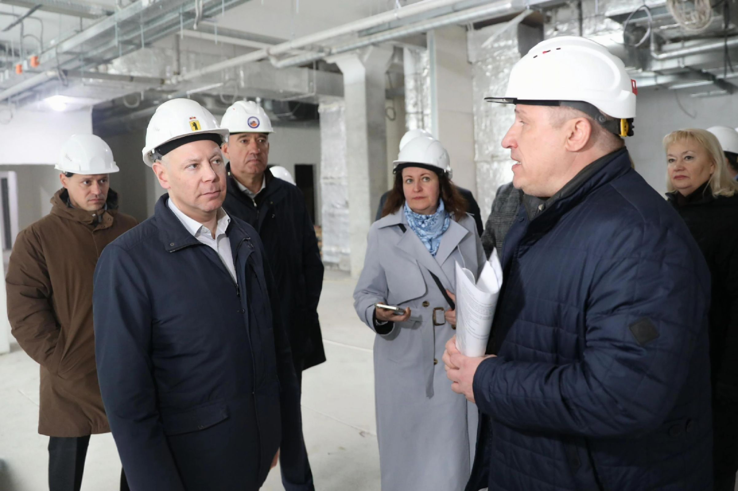 В поликлинике на улице Гоголя в Ярославле ведутся внутренние работы