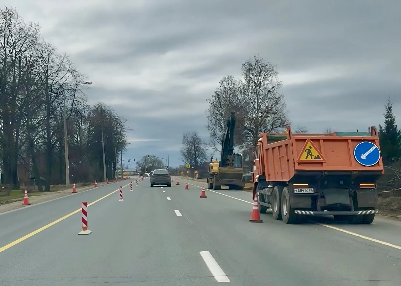В Ярославской области идет расширение трассы М8 «Холмогоры»