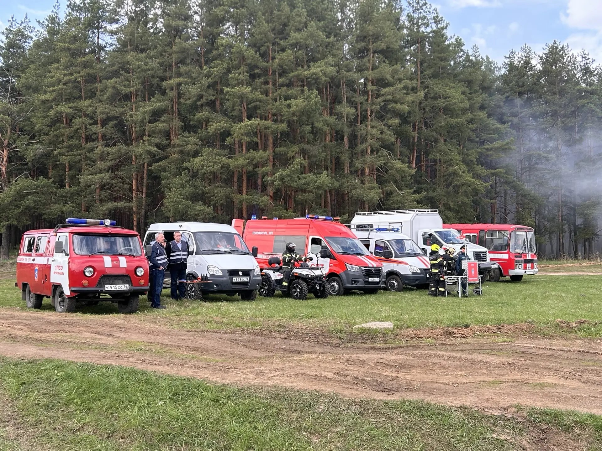​Учения по ликвидации природных пожаров прошли в Ярославской области
