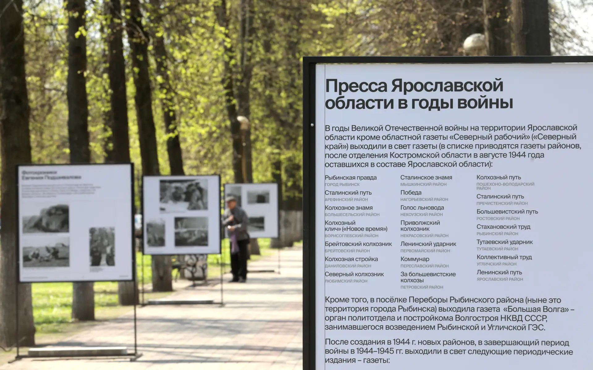 В преддверии 9 Мая в Ярославле открылась выставка «Пресса Ярославской области в годы войны»