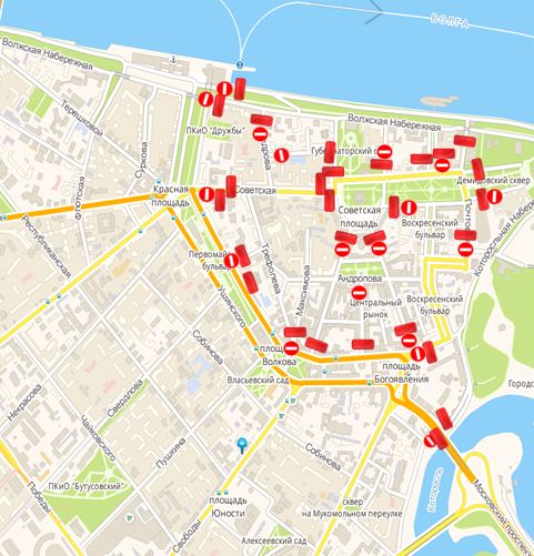 В День города в центре Ярославля ограничат движение