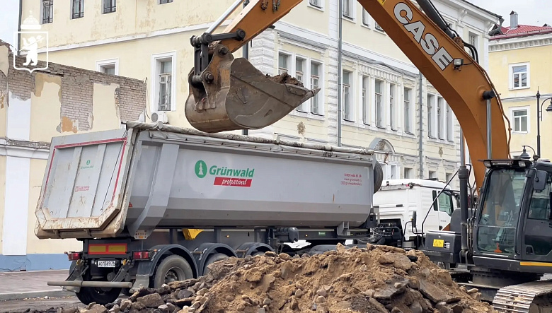 В Ярославле продолжается ремонт улицы Советской