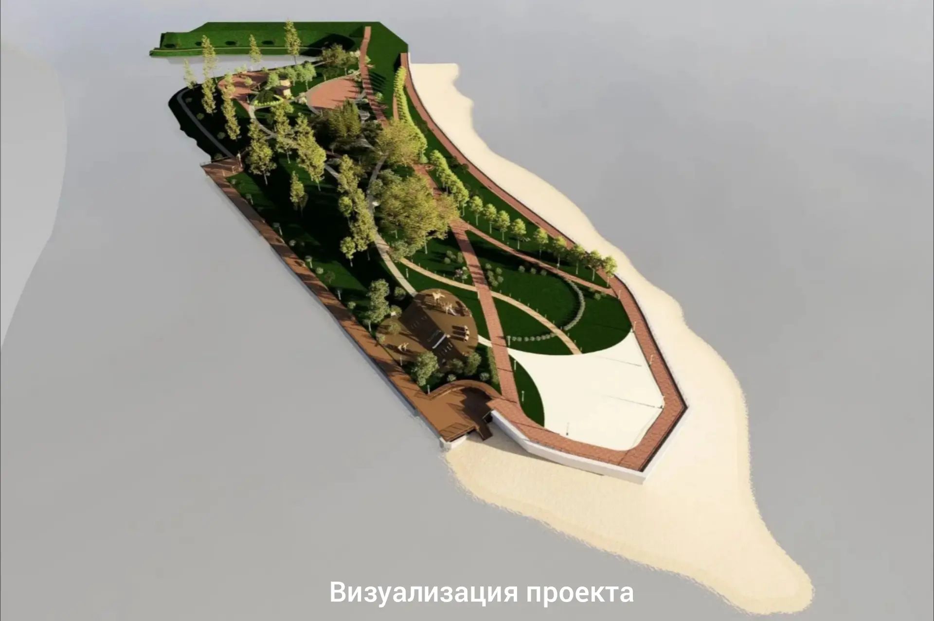 Ландшафтный парк создают на Стрелке в Рыбинске