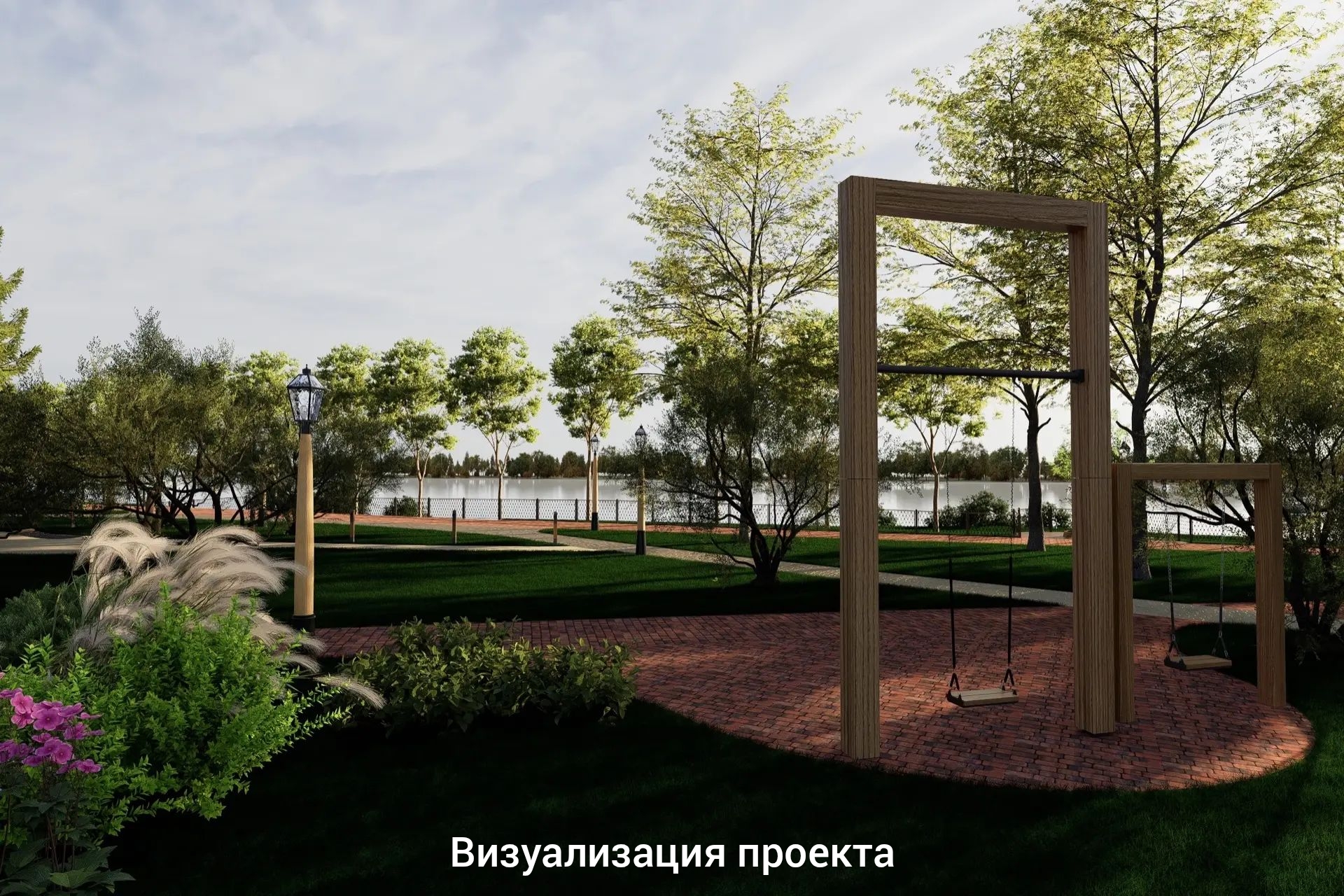 Ландшафтный парк создают на Стрелке в Рыбинске