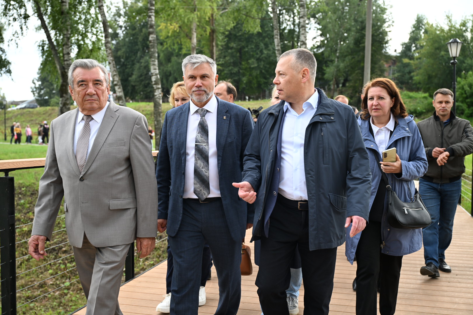 Михаил Евраев проинспектировал объекты благоустройства в Гаврилов-Яме