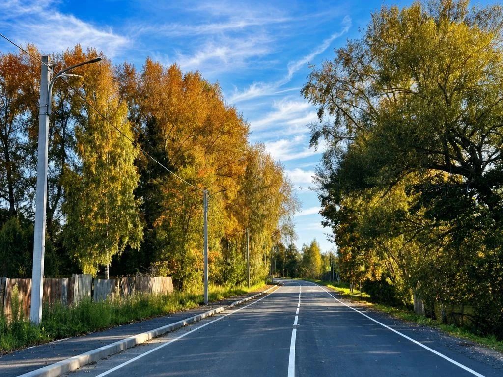 В Ярославской области ремонтируют участок дороги от Брейтова до Бутовской