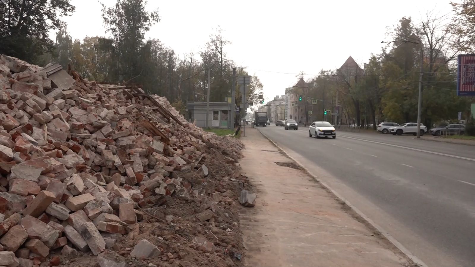 На улице Советской в Ярославле сносят исторический дом
