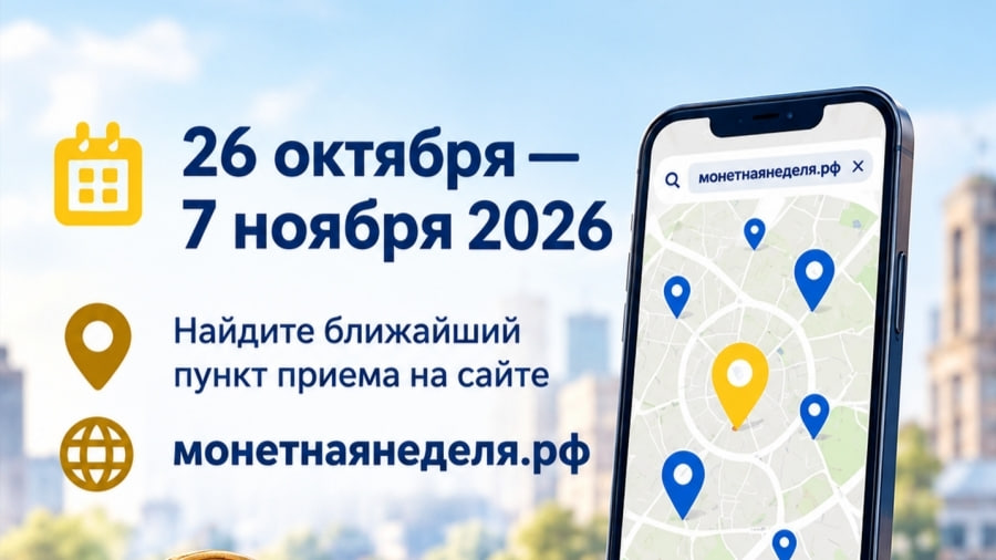 Жители Ярославской области смогут обменять накопившиеся монеты на банкноты во время «Монетной недели»