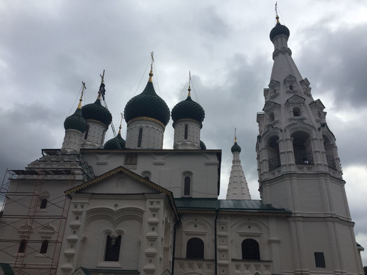 Кресты храма Ильи Пророка в Ярославле будут отреставрированы