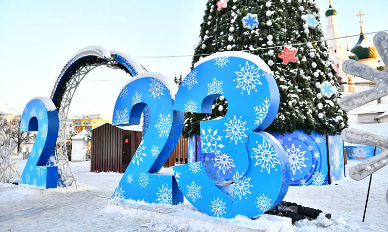 20-летнюю ярославну подозревают в порче новогоднего украшения на Советской площади на 80 тысяч рублей