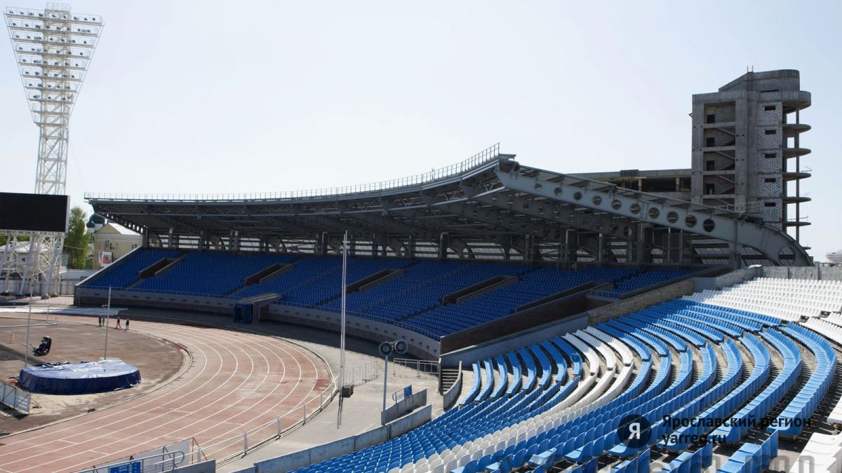Реконструкция стадиона «Шинник» в Ярославле будет продолжена